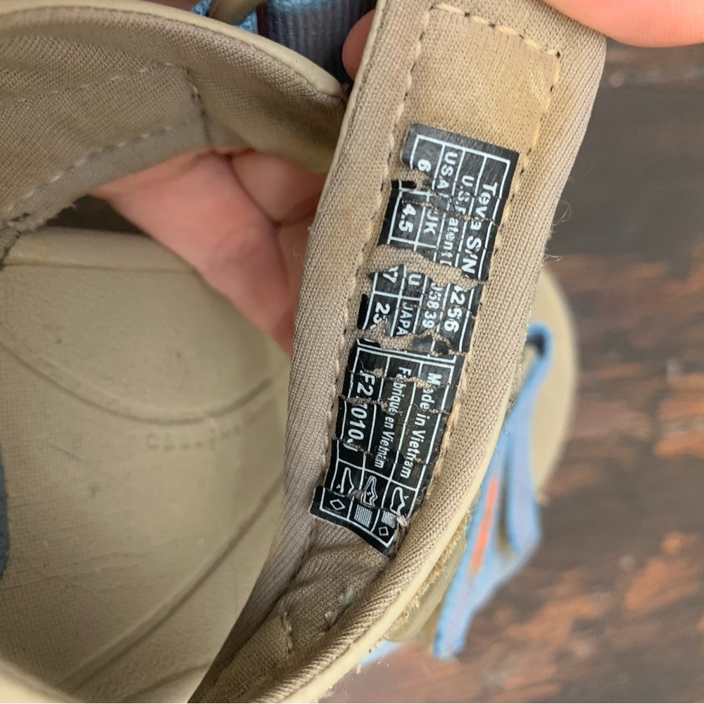 Teva Sandals in Blue and Cream - Picture 5 of 6